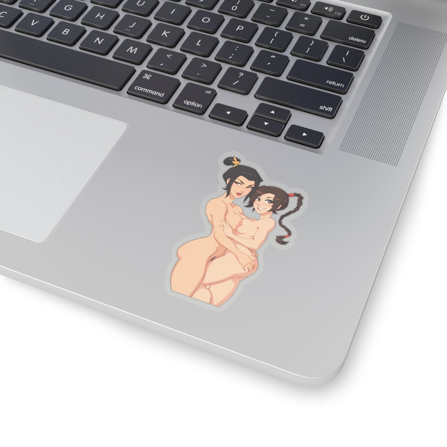 Lewd Azula and Ty Lee Sticker | Tits | Kiss-Cut Sticker | Avatar Sticker | Uncensored Anime | Lesbian | Yuri | Sexy Anime Sticker | Lewd Anime Sticker | Otaku | Waifu | Naked Anime Girls