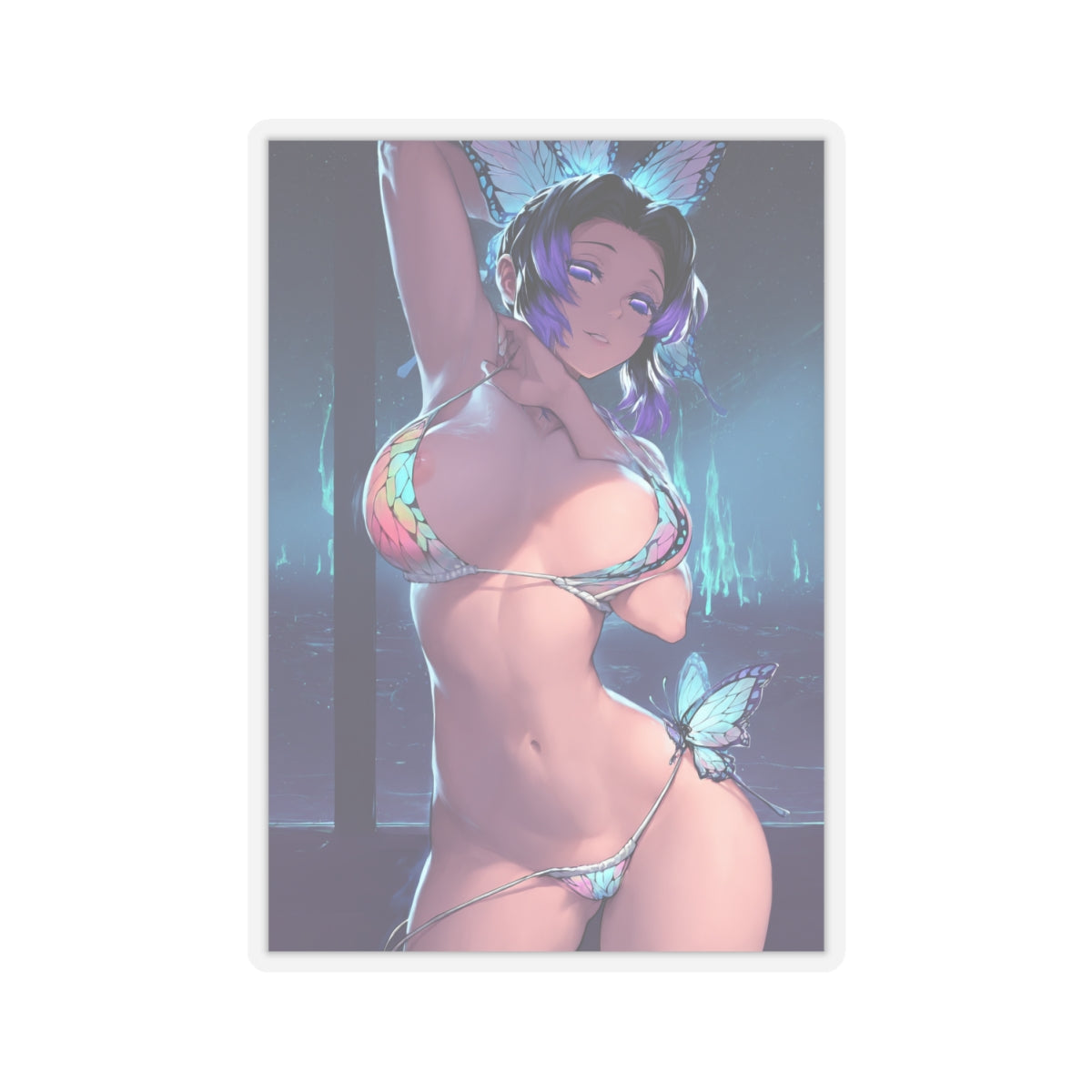 Ecchi Sticker | Demon Ninja | Hentai NSFW Sticker | Beautiful | Butterfly