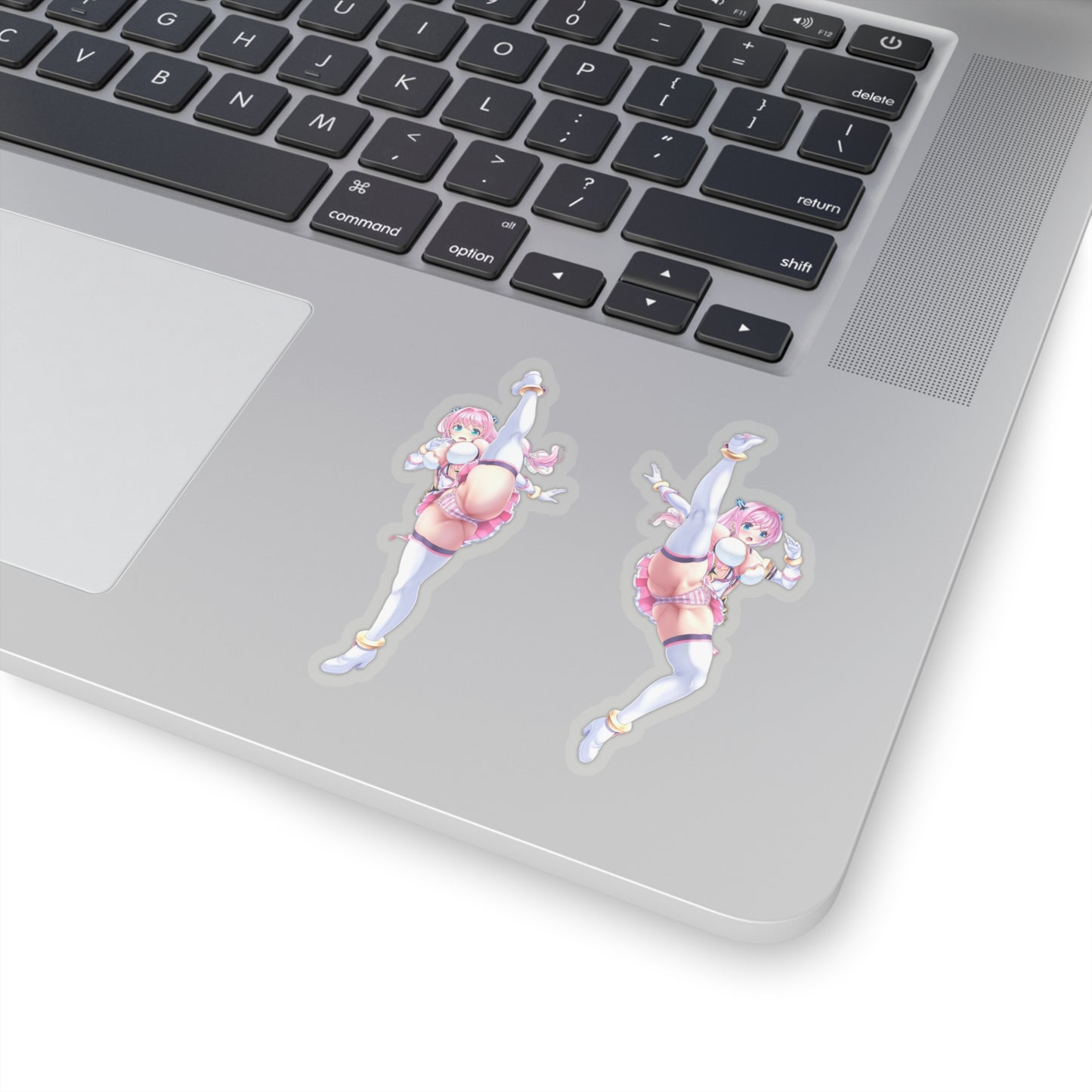 Lewd Cheery Pink Sticker | 2 Stickers For The Price of 1 | Sexy Kick | Sexy Anime Sticker | Lewd | Waifu | Otaku | Aigan Tenshi