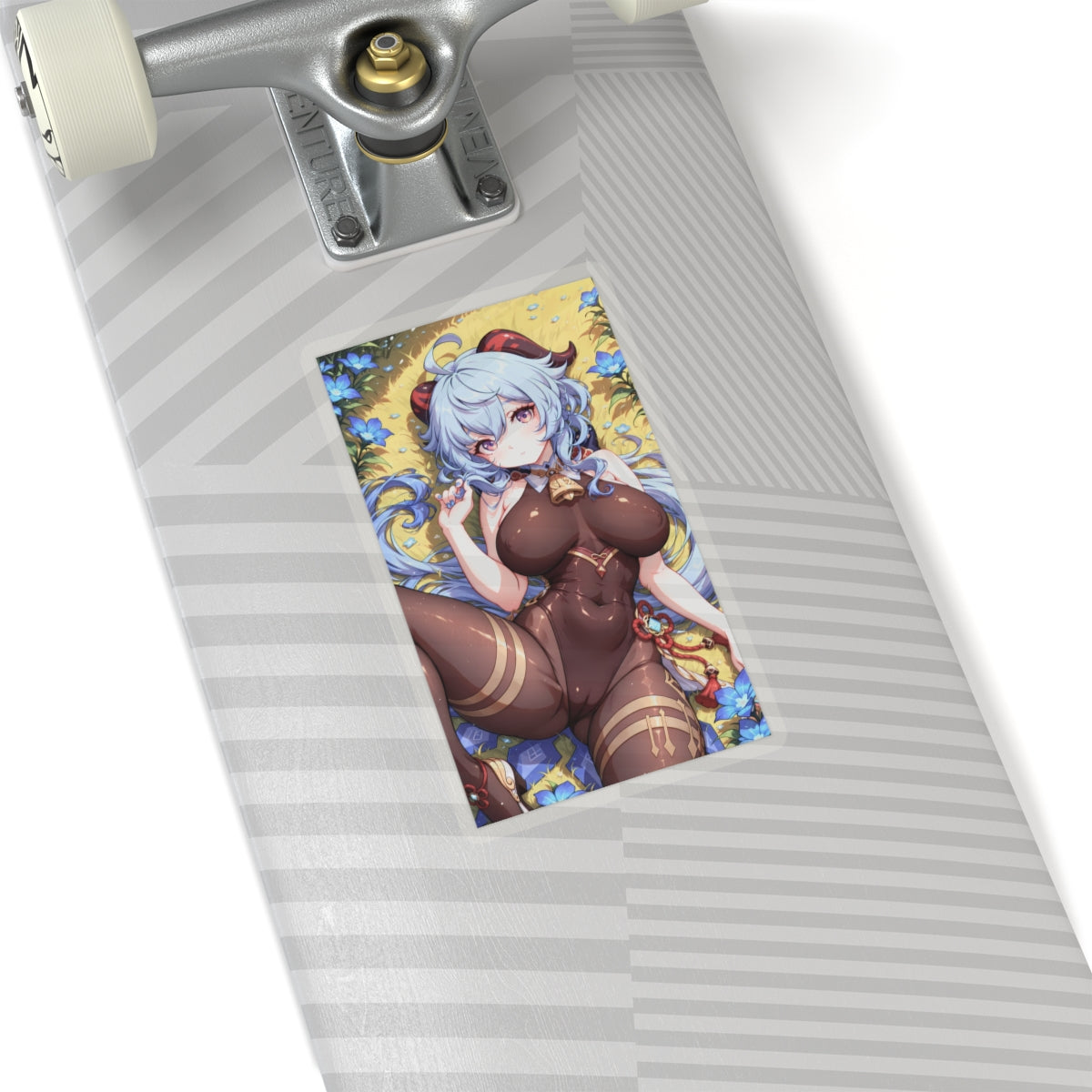 Ecchi Sticker | Blue Hair| Hentai NSFW Sticker | Goat Girl | Demon Girl