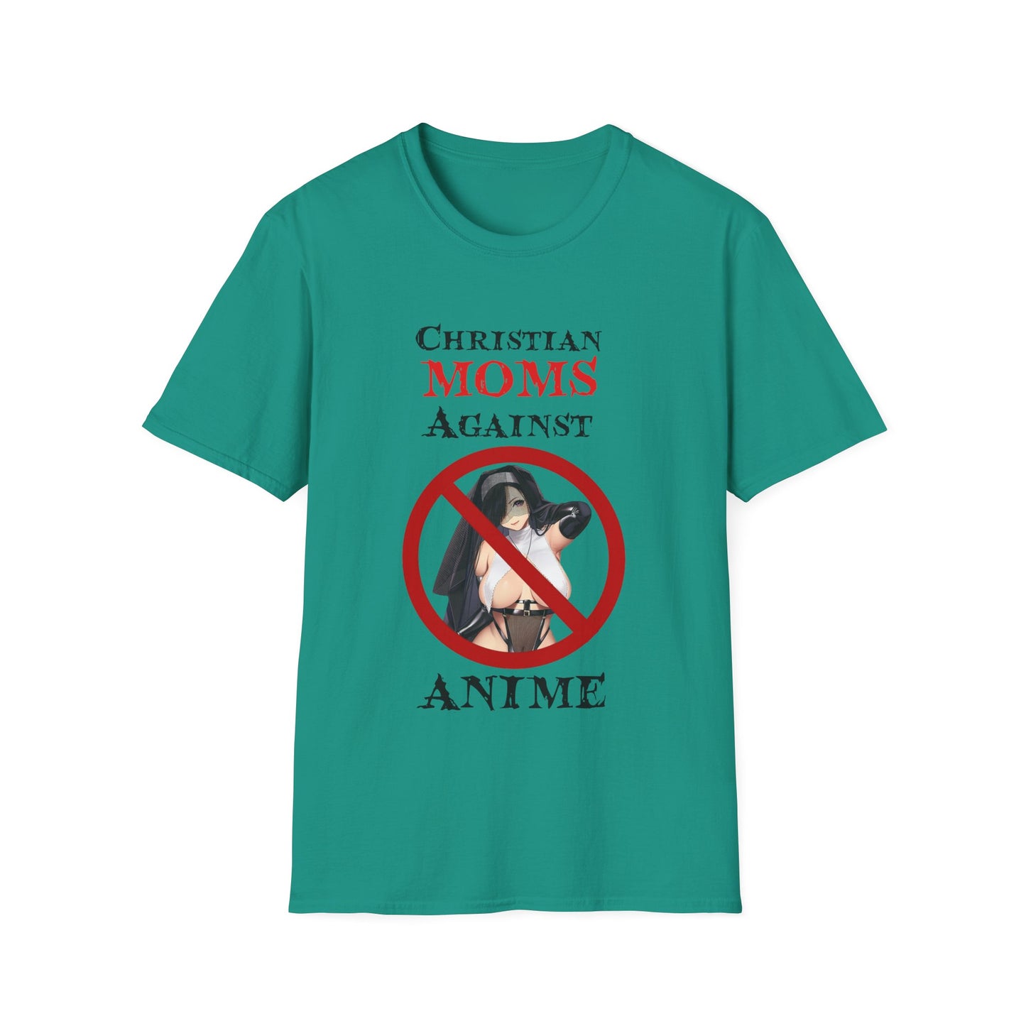 Christian Moms Against Anime | Funny Anime Shirt | Funny Tee | Weeb | Otaku | Funny