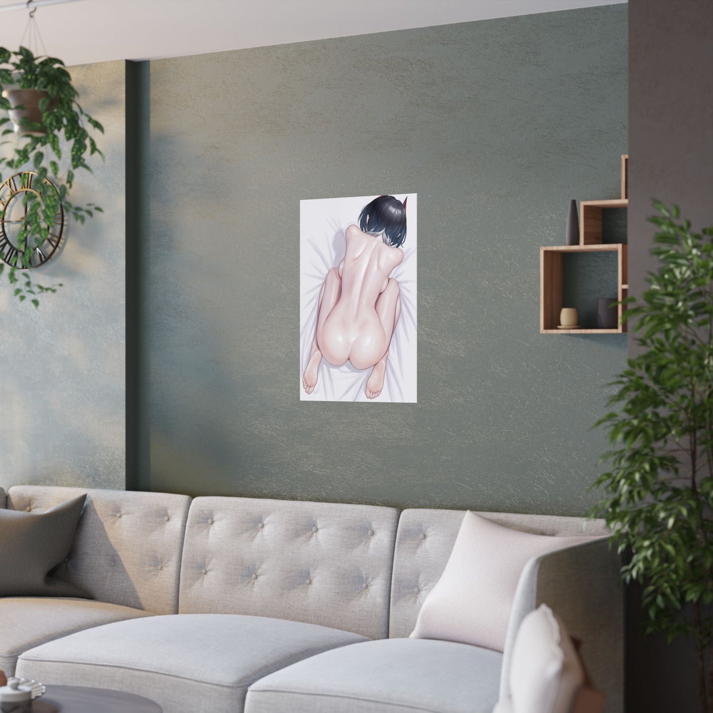 Sexy Waifu Poster | Ecchi | Nude Art