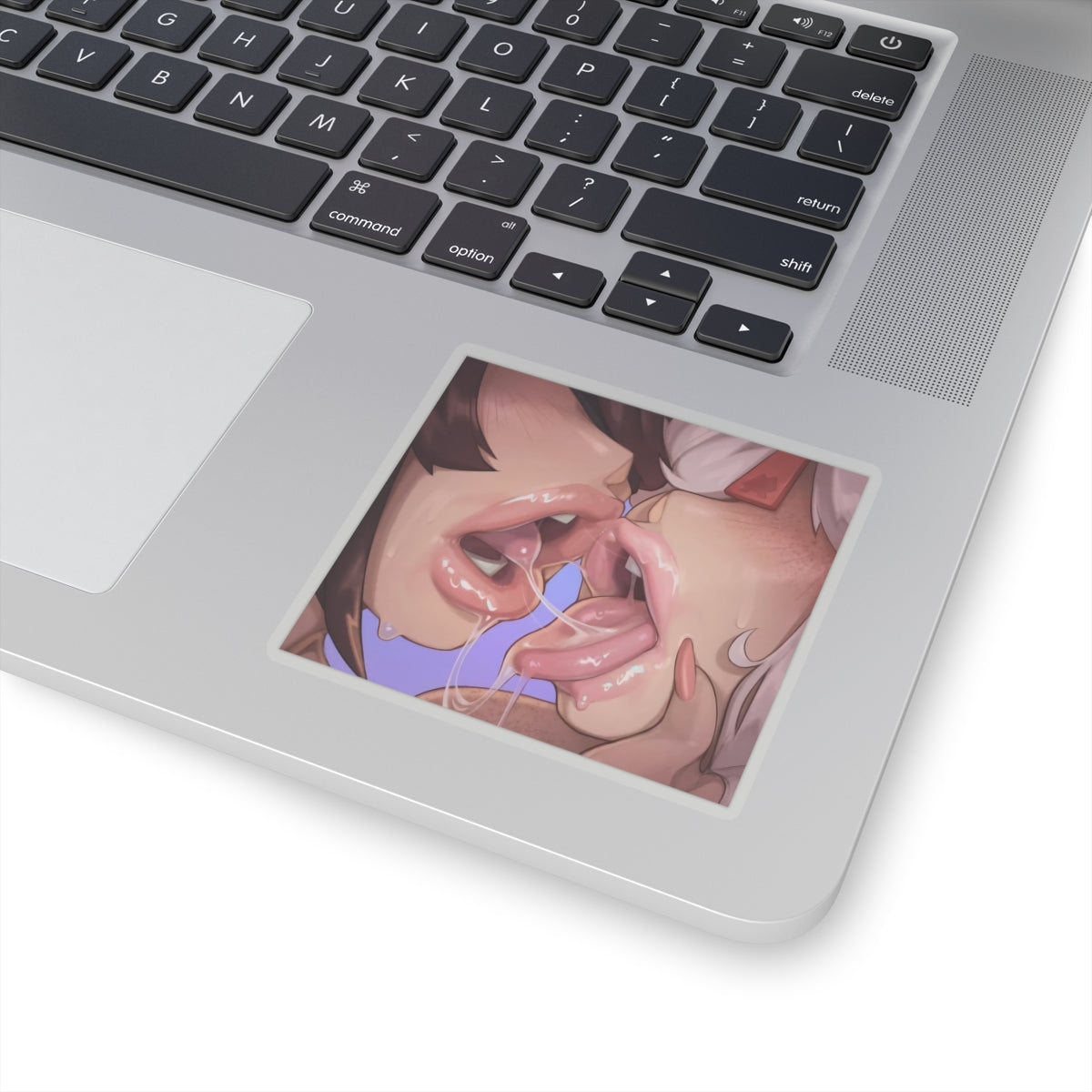 Sloppy Yuri Kiss Sticker | Hentai | Lesbian