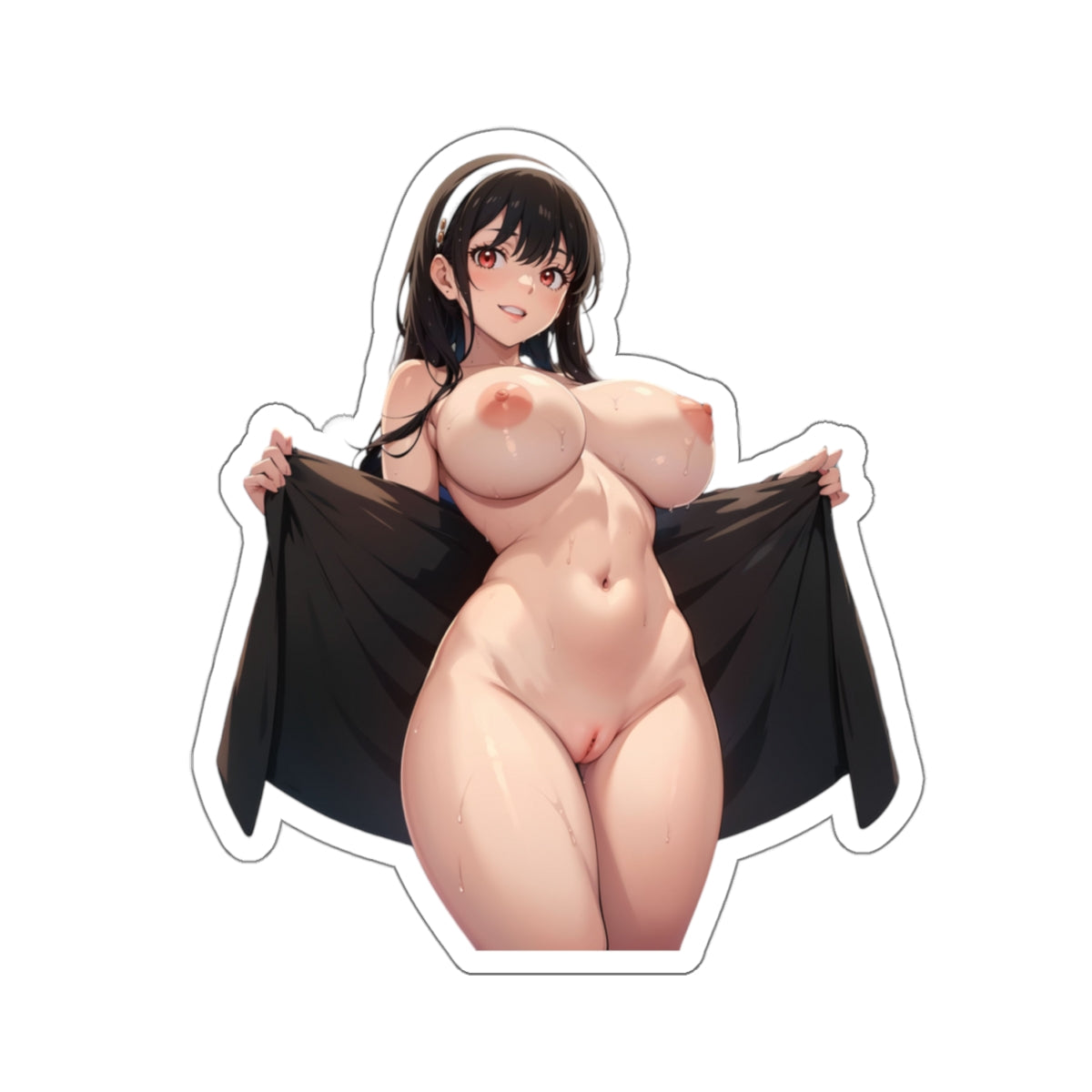 Sexy Anime Sticker | Yor Forger | Yor | Lewd Anime Sticker | Lewd Sticker | Sexy Waifu Sticker | Towel | SAMSARA_AI