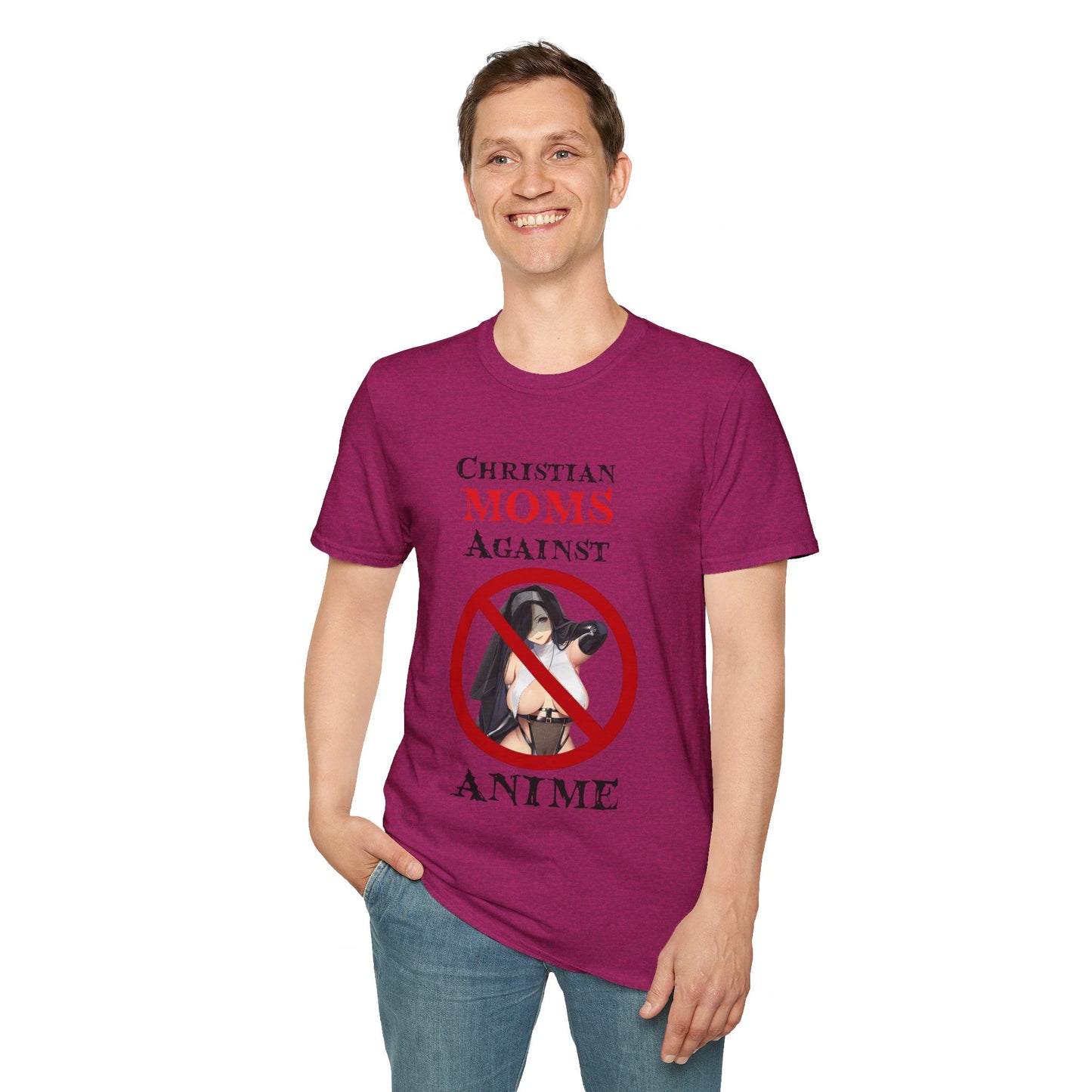 Christian Moms Against Anime | Funny Anime Shirt | Funny Tee | Weeb | Otaku | Funny