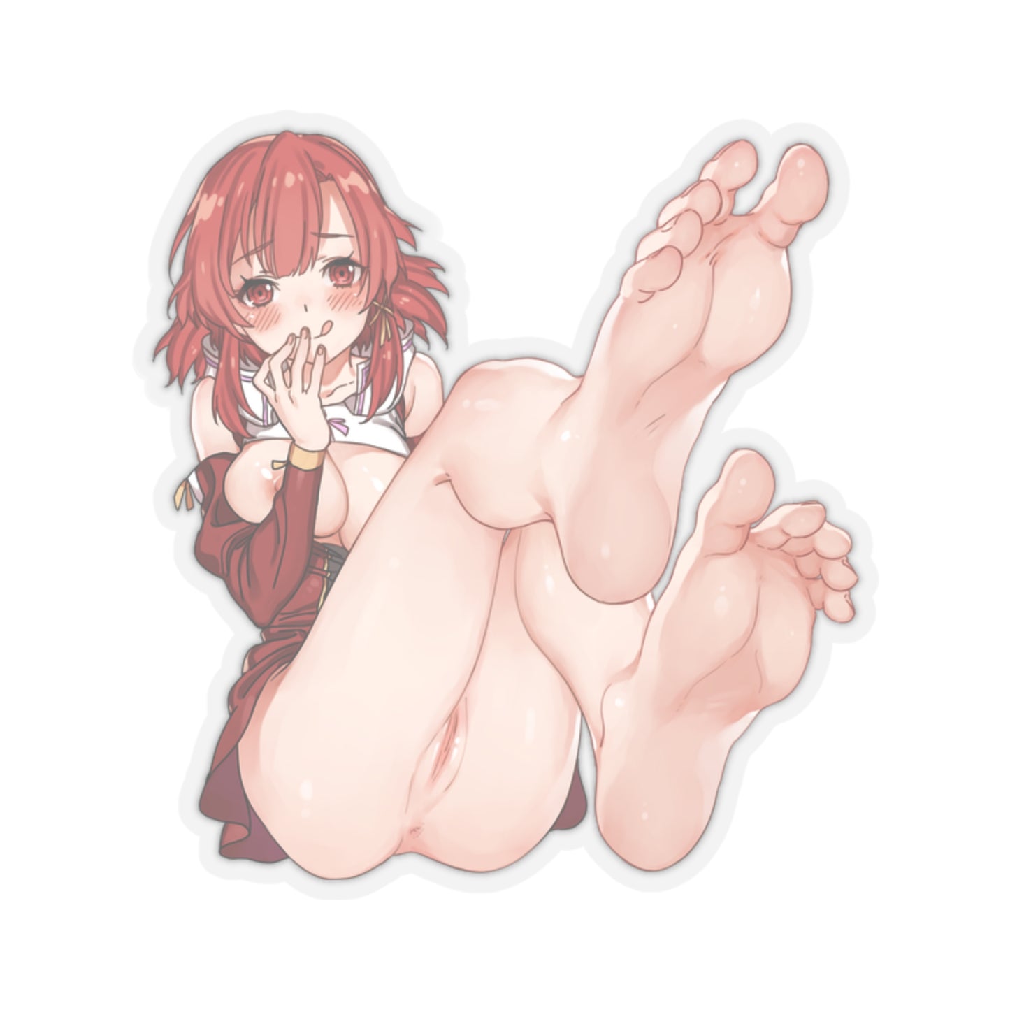 Sexy Anime Sticker | Lewd Anime Sticker | Lewd Sticker | Sexy Waifu Sticker | Shuumatsu no Izetta | Izetta | Foot Fetish | Feet Fetish