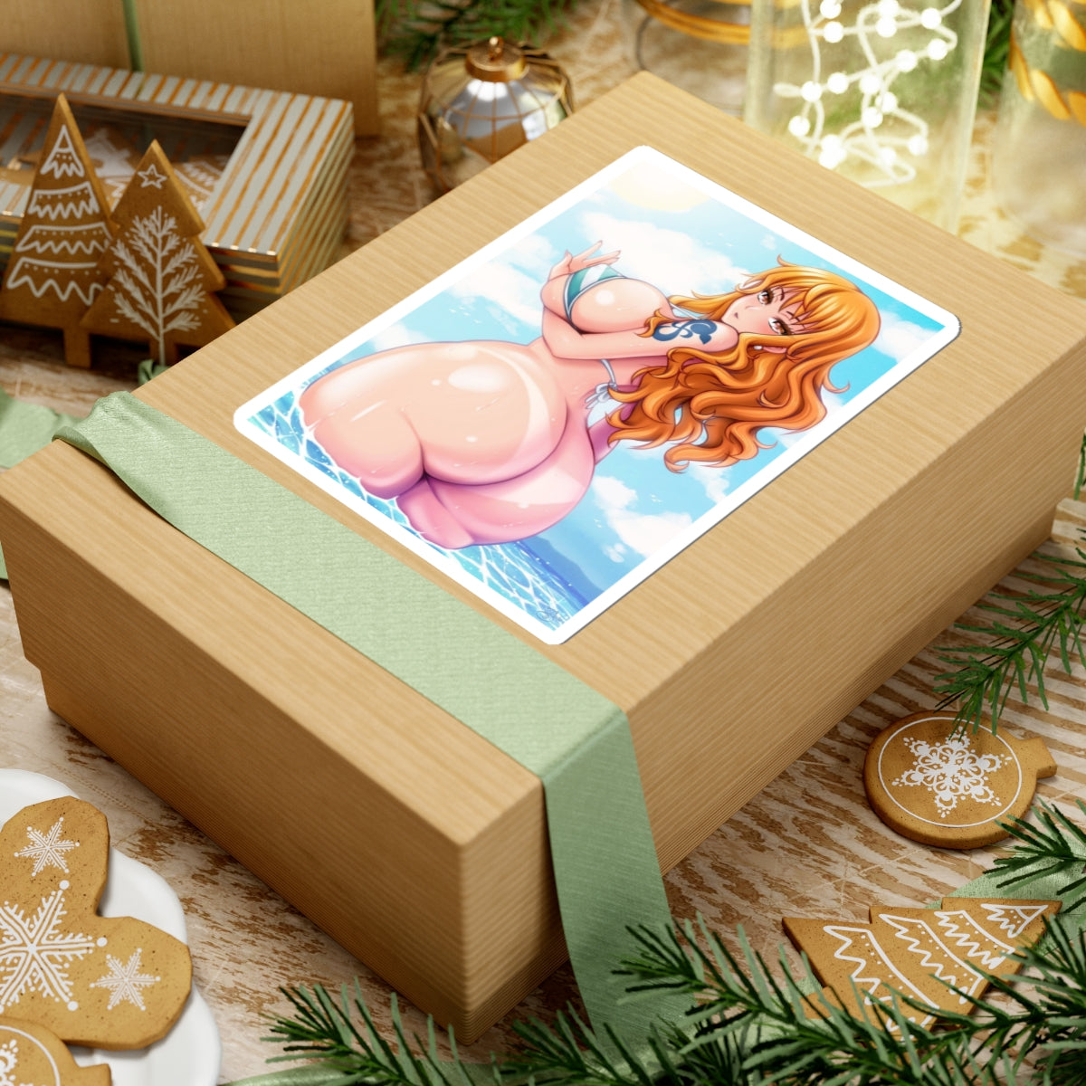 Sexy Waifu Sticker | Pirate | Oppai | Phat Ass | Tan lines