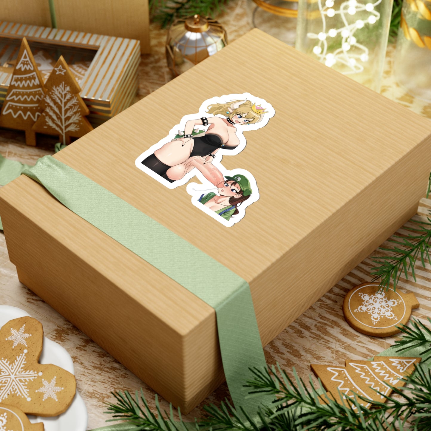 Lewd Bowsette Sticker | Futa | Futanari | Huge Dick | Kiss-Cut Sticker | Lewd Bowsette | Otaku | Waifu | Tits | Uncensored Anime | Big Cock | Mario | Sexy Anime Sticker | Funny Sticker