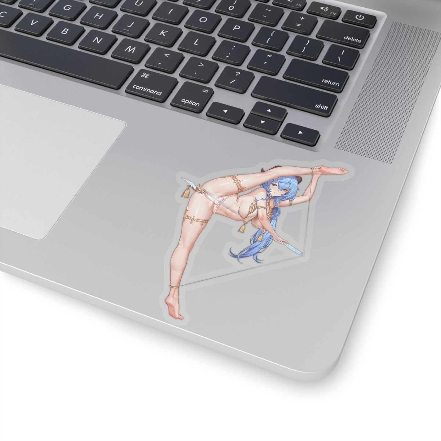 Lewd Ganyu Sticker | Kiss-Cut Sticker | Ganyu Sticker | Sexy Anime Sticker | Lewd Anime Sticker | Waifu | Otaku | Genshin Impact | Bow | Arrow | Blue Hair | Feet