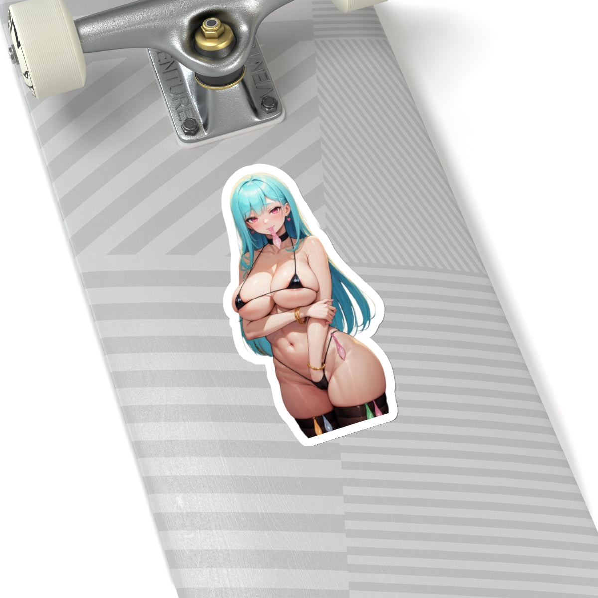 Sexy Anime Sticker | Sexy Anime Girl | Lewd Anime Sticker | Lewd Sticker | Sexy Waifu Sticker | Condoms | Bikini | Blue Hair
