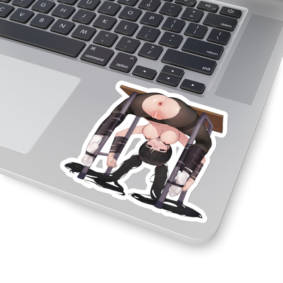 Lewd Anime Girl Sticker | Hentai Sticker | Lewd | Rule 34 | Otaku | Waifu | Constrained | Bondage | Cum Dump | Nipple Piercing | BDSM | Slave | Rayasi