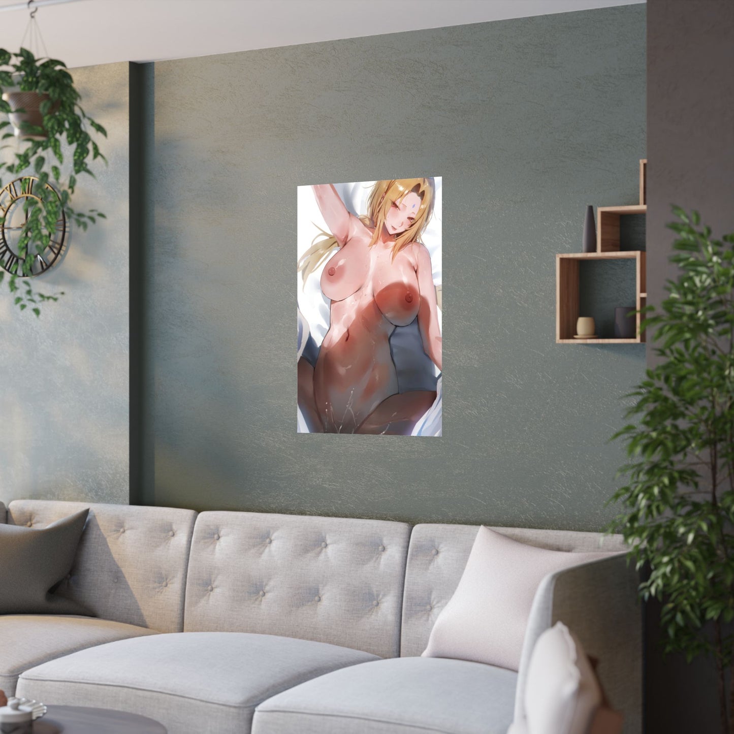 Sexy Waifu Poster | Ecchi | Nude Art