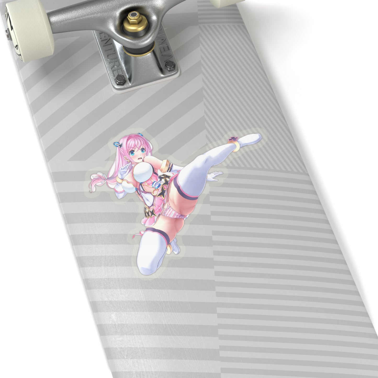 Lewd Cheery Pink Sticker | Sexy Kick | Sexy Anime Sticker | Lewd | Waifu | Otaku | Aigan Tenshi