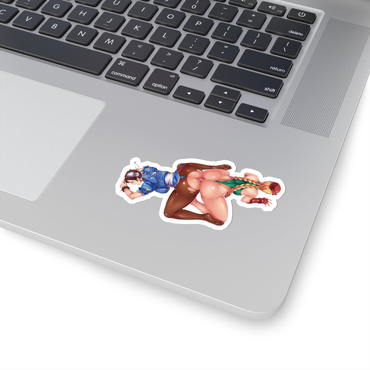 Lewd Chun-Li And Mai Shiranui Sticker | Lesbian | Yuri | Streetfighter Sticker | Uncensored Anime | Lewd Anime Sticker | King Of Fighters | Sexy Anime Sticker | Dildo
