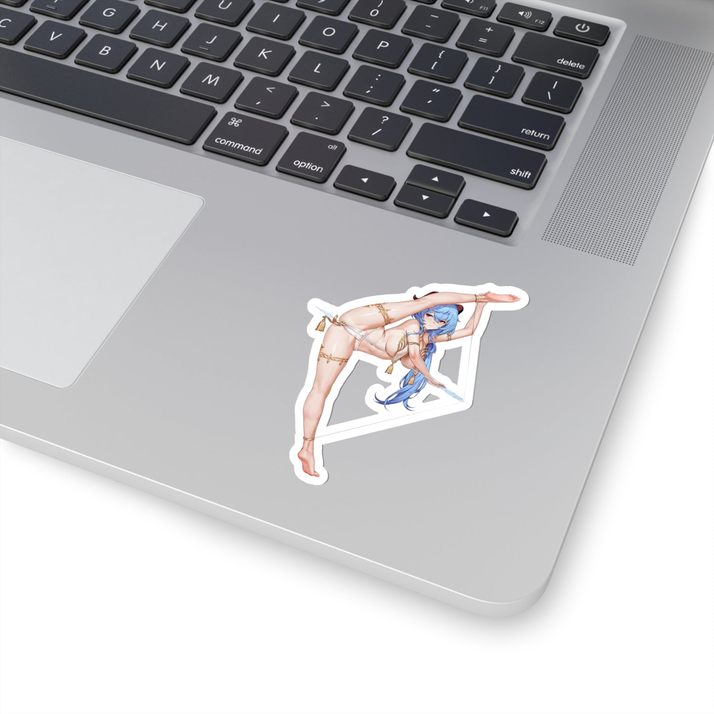 Lewd Ganyu Sticker | Kiss-Cut Sticker | Ganyu Sticker | Sexy Anime Sticker | Lewd Anime Sticker | Waifu | Otaku | Genshin Impact | Bow | Arrow | Blue Hair | Feet
