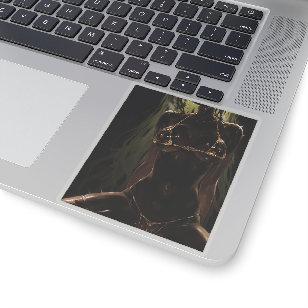 Sexy Waifu Sticker | Black | Hentai | Oppai