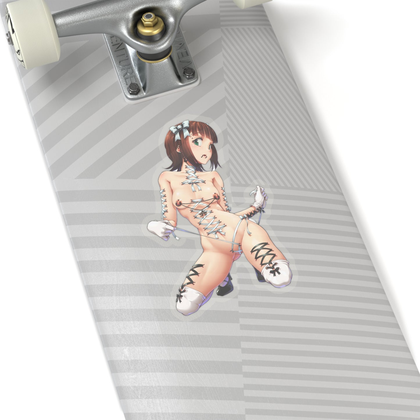 Lewd Haruka Amami Sticker | Naked | BDSM | Bondage | Kiss-Cut Sticker | Naked Haruka Amami Sticker | Uncensored Anime | Lewd | Otaku | Waifu | Idolmaster