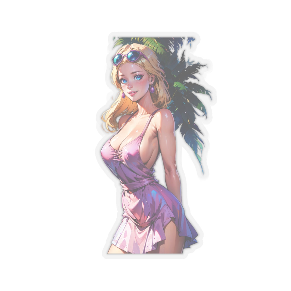 Sexy Waifu Sticker | Sexy Anime Sticker | Lewd Sticker | Lewd Anime Sticker | Waifu