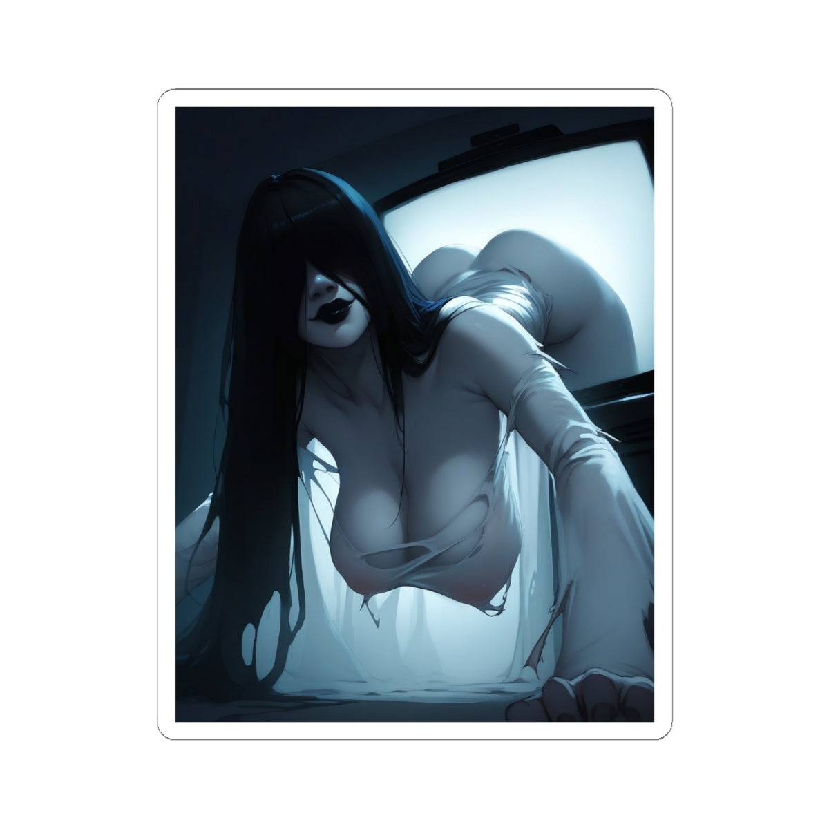 Lewd Horr Waifu Sticker | Hentai | Oppai