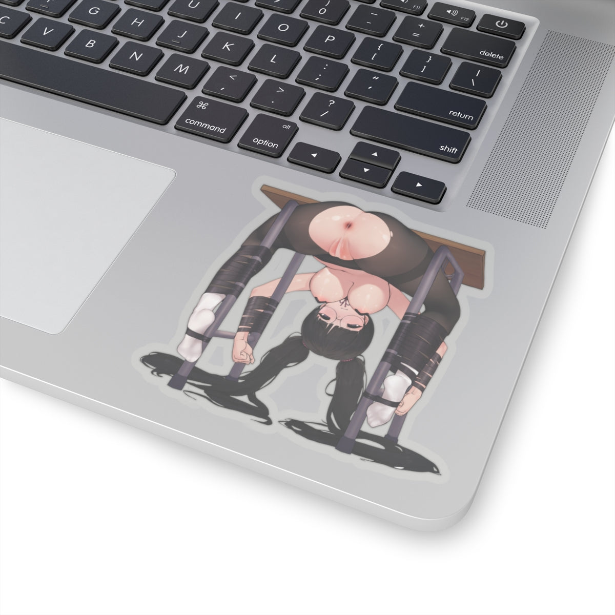 Lewd Anime Girl Sticker | Hentai Sticker | Lewd | Rule 34 | Otaku | Waifu | Constrained | Bondage | Cum Dump | Nipple Piercing | BDSM | Slave | Rayasi