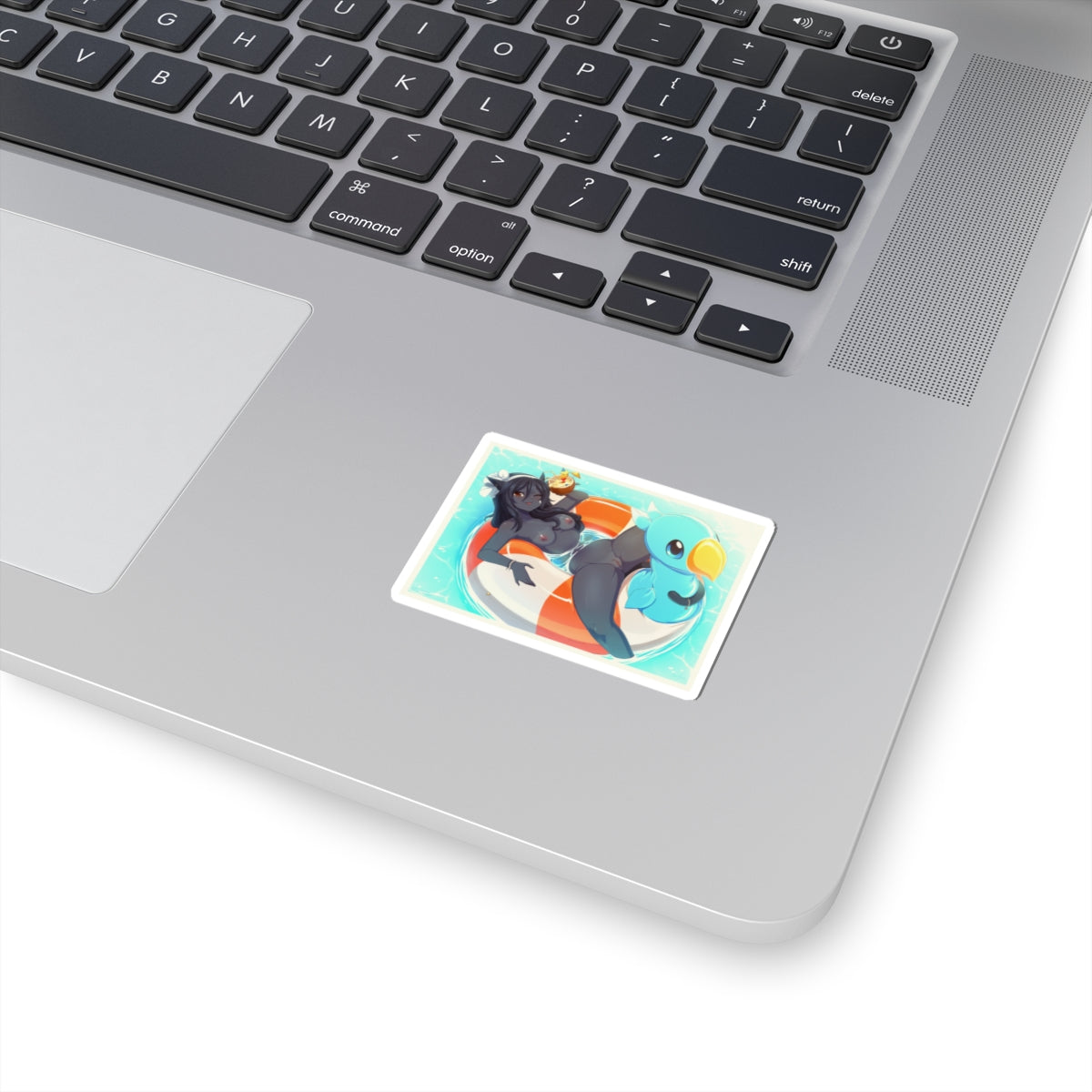 Sexy Anime Sticker | Monster Girl | Brown Skin | Cat Ears | Pussy | Lewd Anime Sticker | Hentai Sticker
