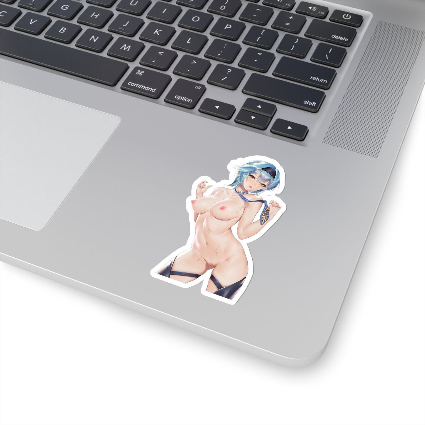 Lewd Eula Sticker | Naked Eula Sticker | Sexy Anime Sticker | Lewd Anime Sticker | Waifu | Otaku | Nude Tits | Genshin Impact | Uncensored Anime Girl Blue Hair | Feet