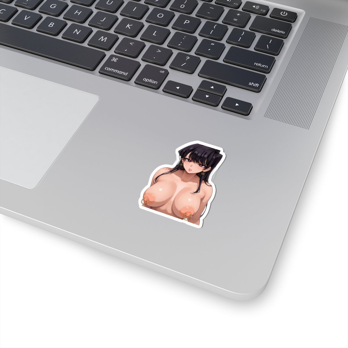 Hentai Sticker | Kiss-Cut Sticker | Komi | Nipple Piercings | Oppai