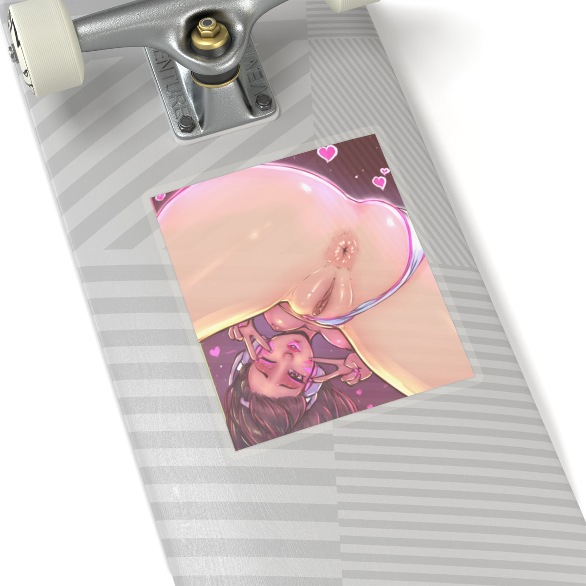 Sexy Waifu Sticker | D Va | Lewd Sticker | Lewd Anime Sticker | Hentai Sticker | sexy Ass | Anus | Ass | Pussy | Victory Sign