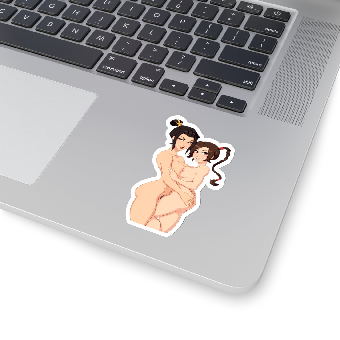 Lewd Azula and Ty Lee Sticker | Tits | Kiss-Cut Sticker | Avatar Sticker | Uncensored Anime | Lesbian | Yuri | Sexy Anime Sticker | Lewd Anime Sticker | Otaku | Waifu | Naked Anime Girls