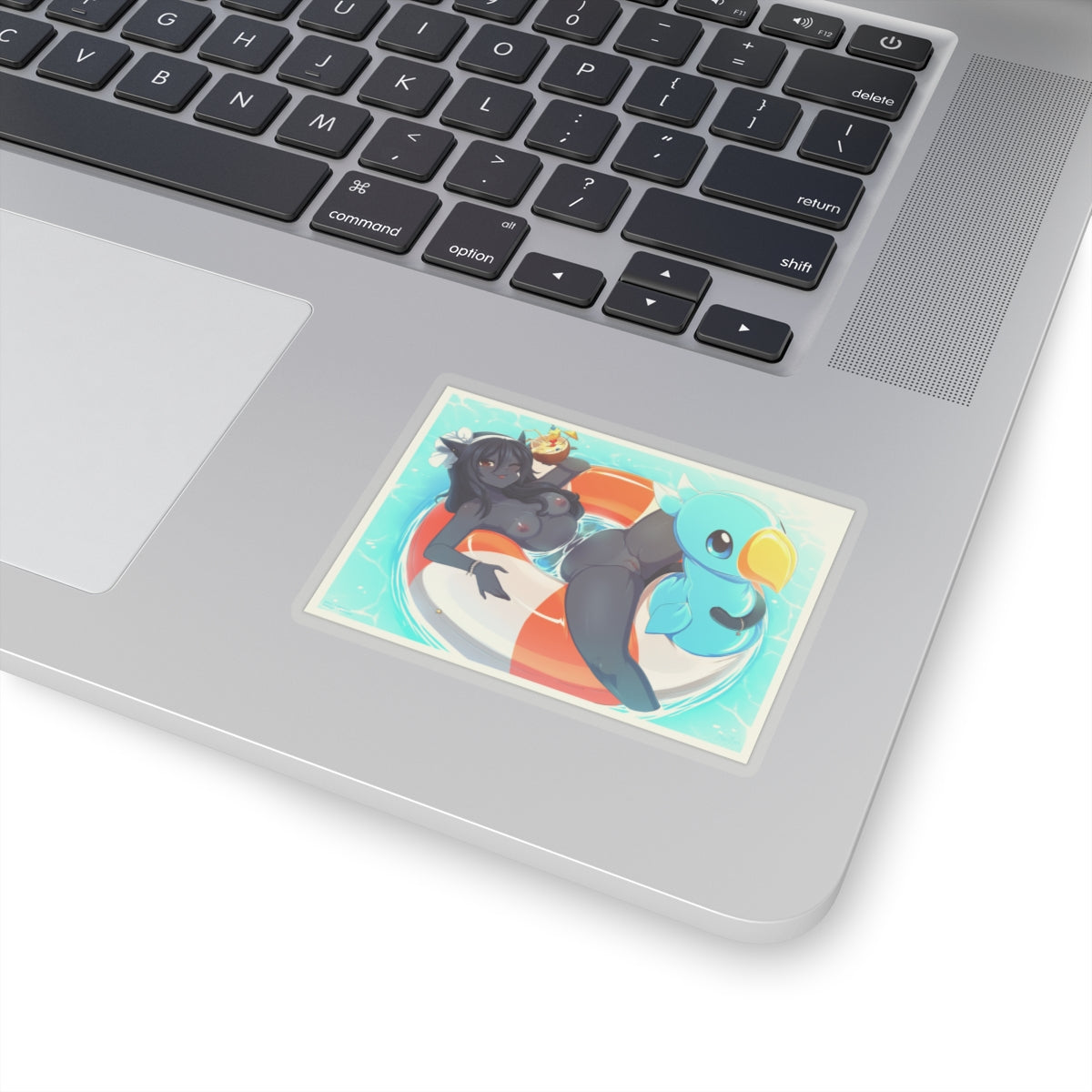 Sexy Anime Sticker | Monster Girl | Brown Skin | Cat Ears | Pussy | Lewd Anime Sticker | Hentai Sticker