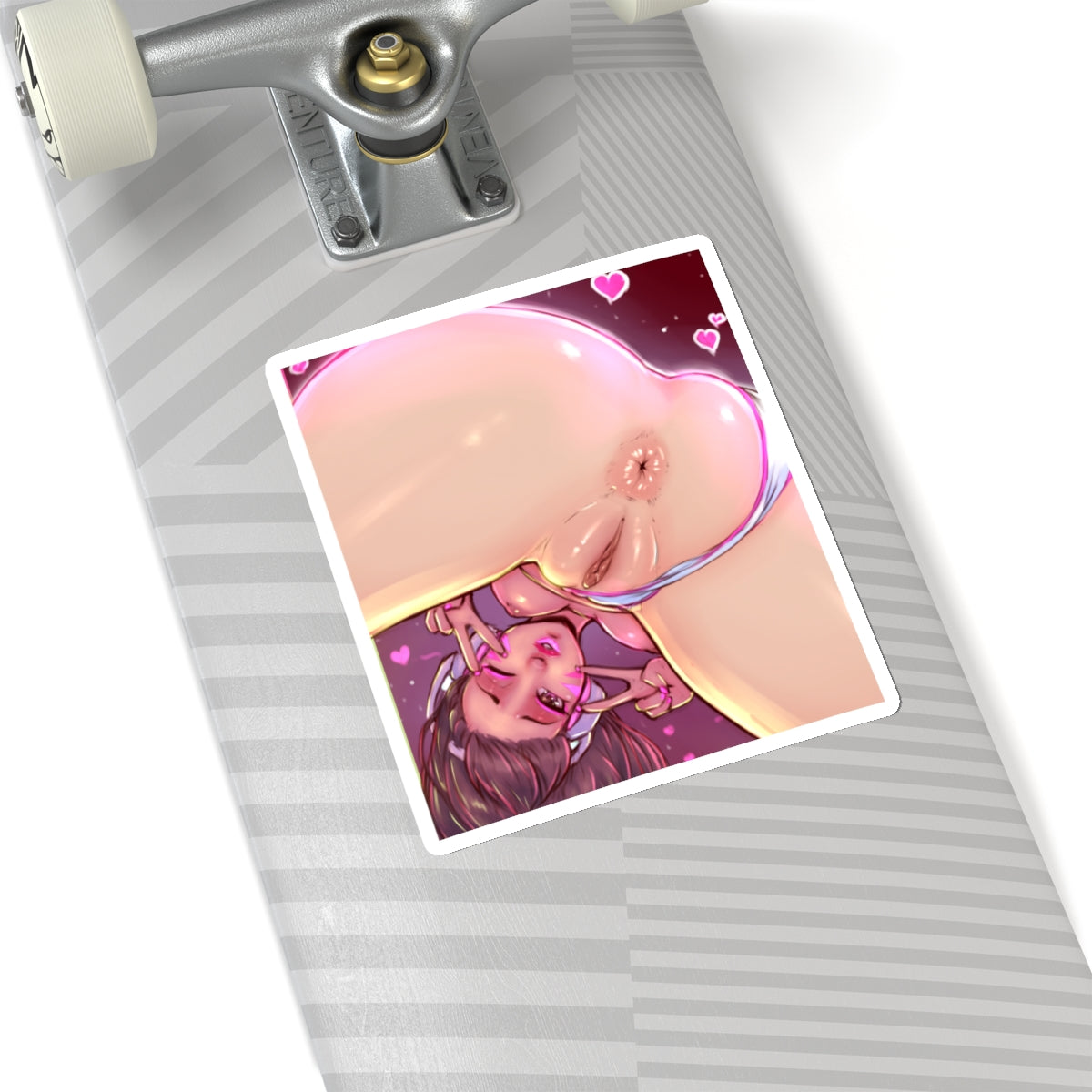 Sexy Waifu Sticker | D Va | Lewd Sticker | Lewd Anime Sticker | Hentai Sticker | sexy Ass | Anus | Ass | Pussy | Victory Sign