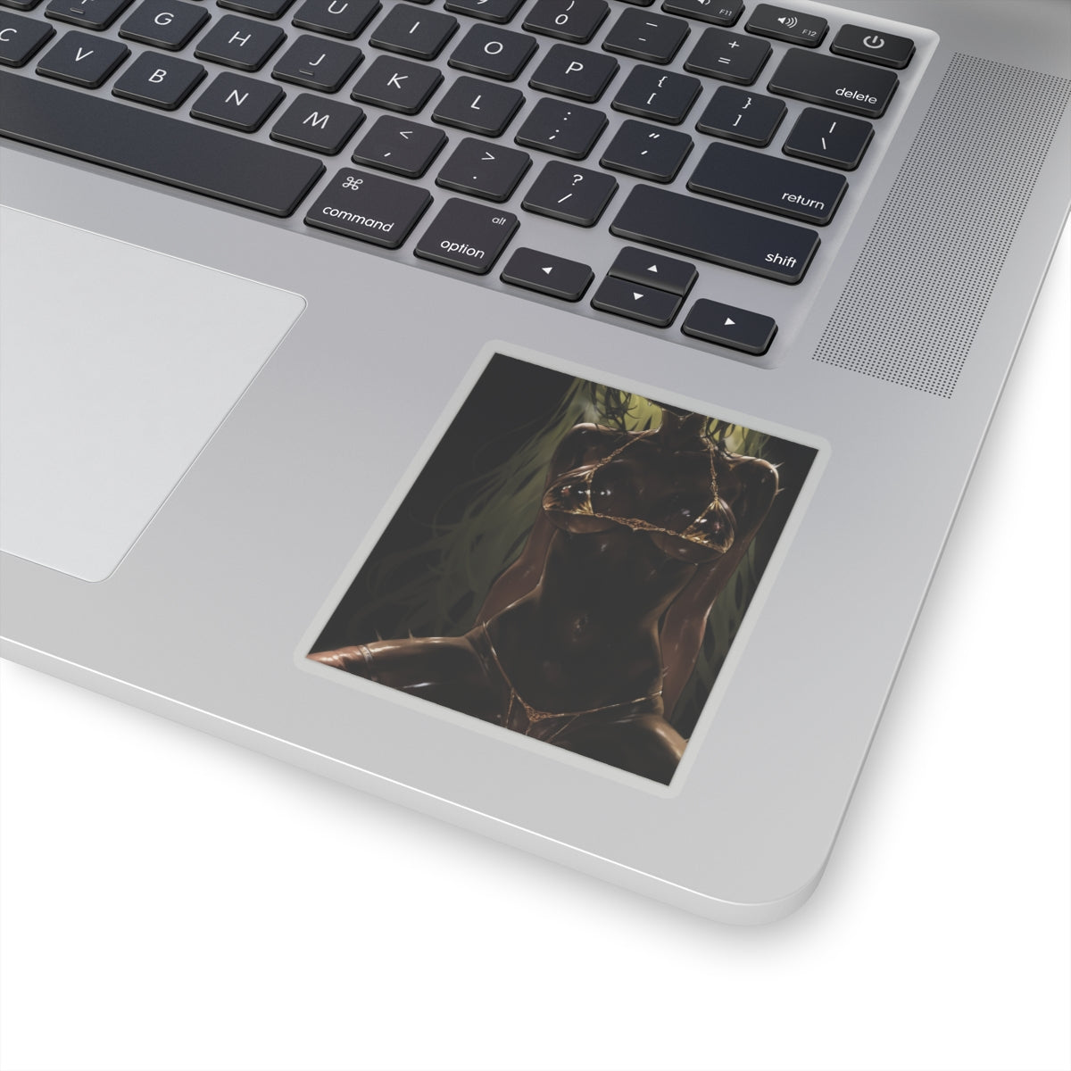 Sexy Waifu Sticker | Black | Hentai | Oppai