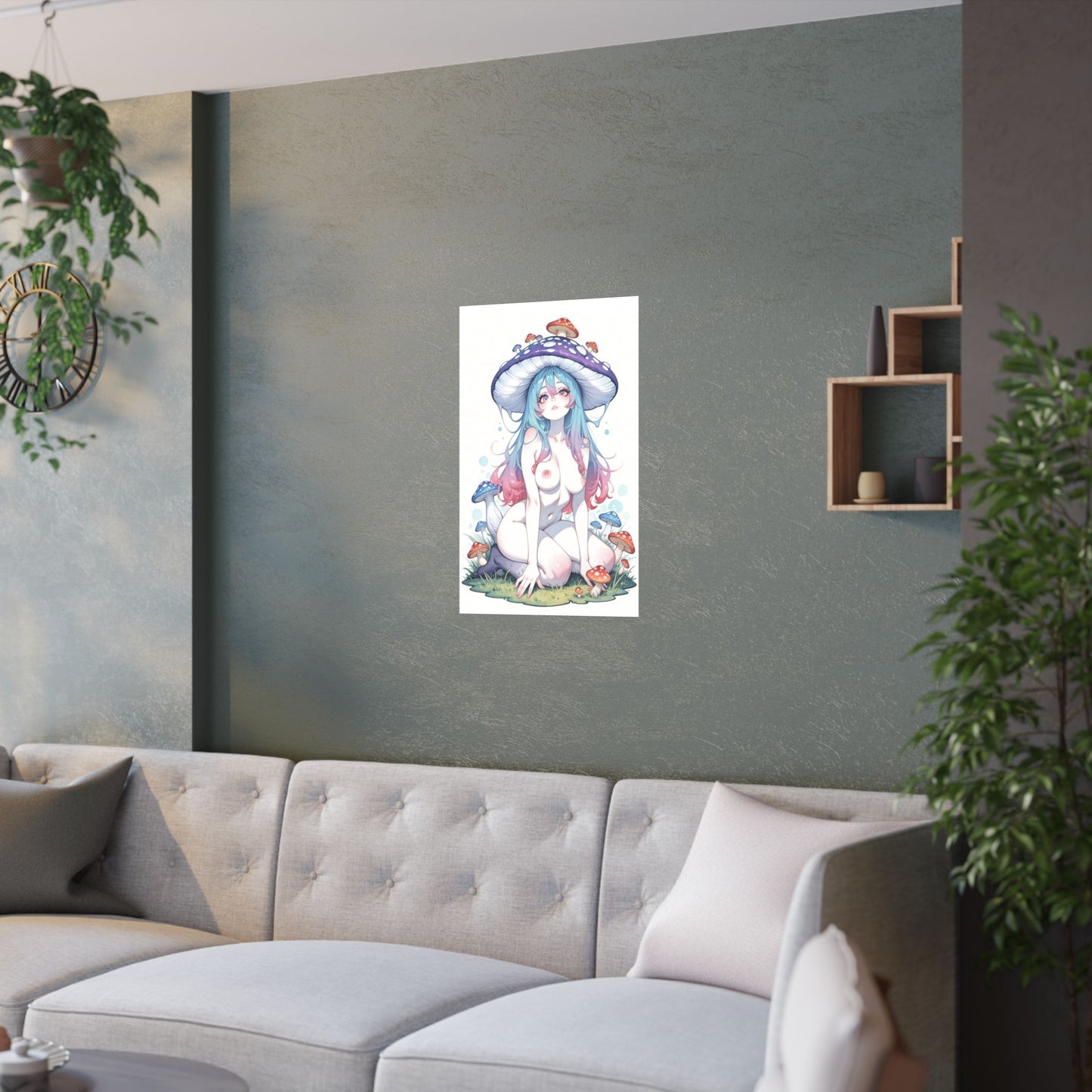 Sexy Waifu Poster | Ecchi | Mushroom Girl
