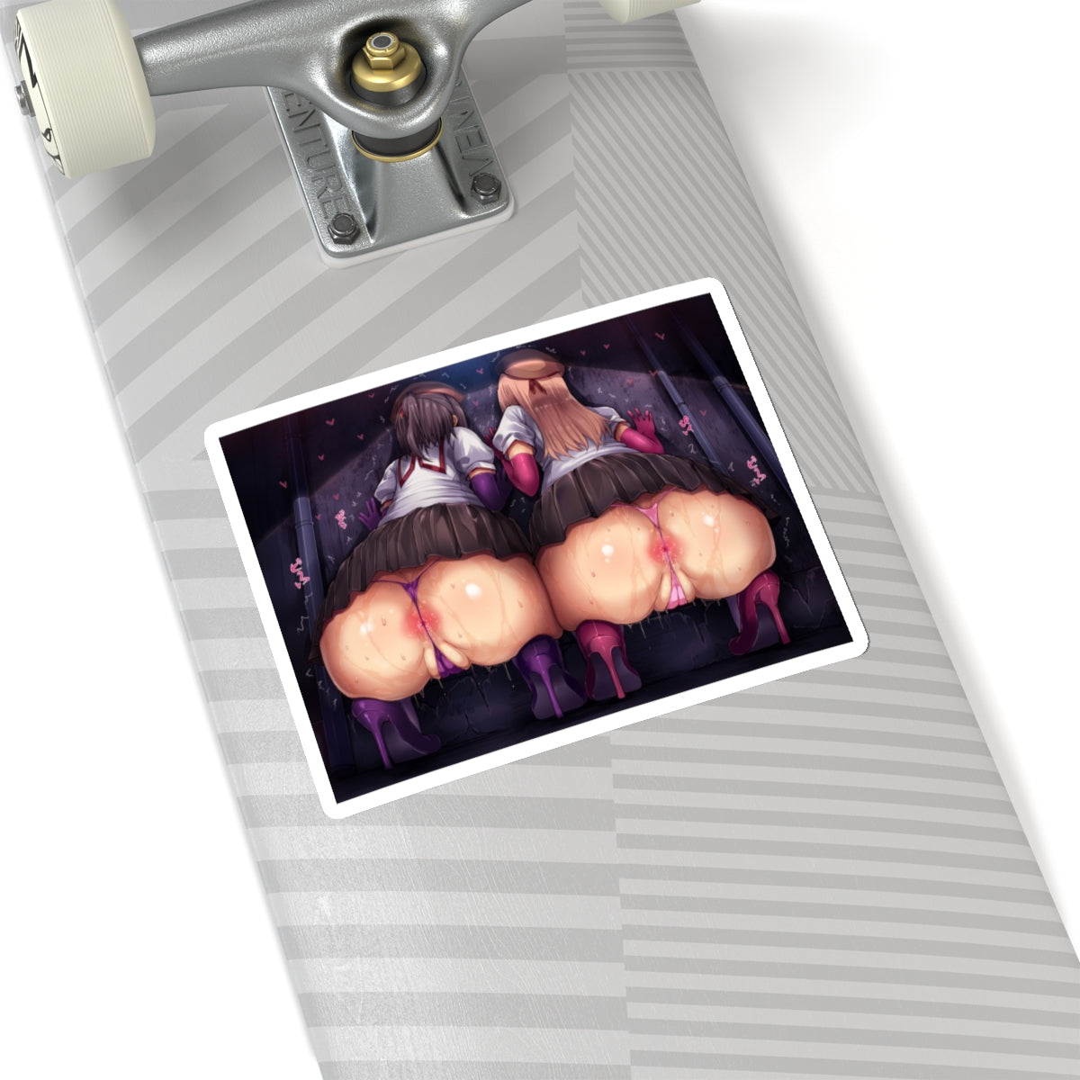 Sexy Waifus Sticker | Big Asses | Heels | Lewd Sticker | Lewd Anime Sticker | Hentai Sticker | Asshole | Anus | G-String | Big Booty