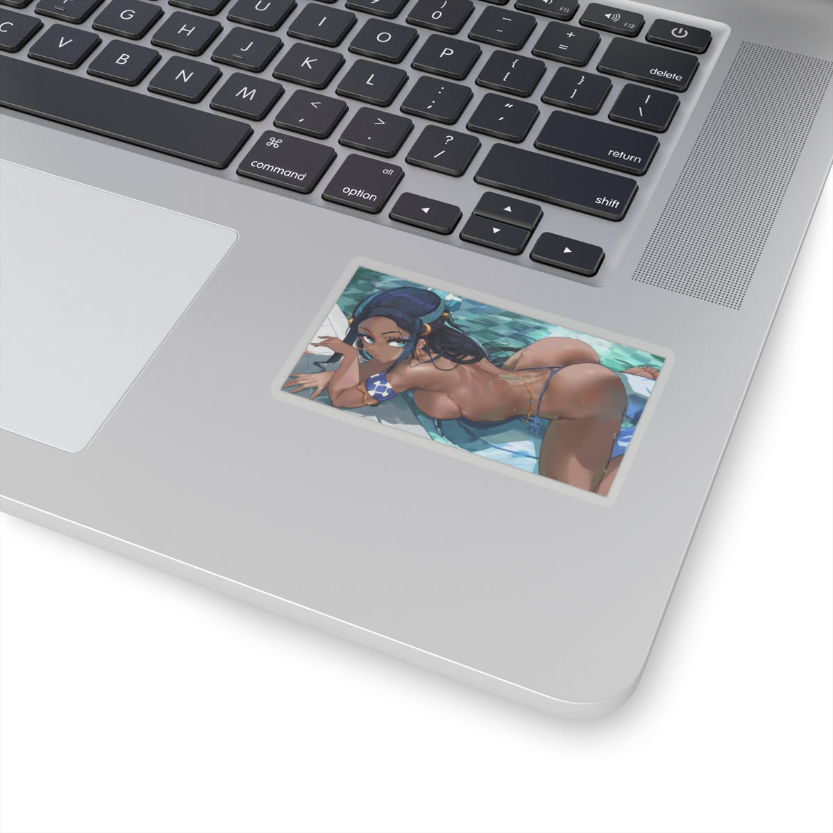 Hentai Sticker | Ebony | Hentai NSFW Sticker | Ecchi | Pool | Brown skin