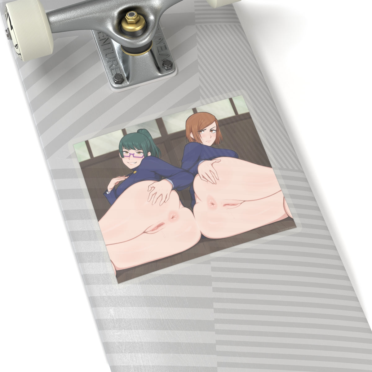 Sexy Waifus Sticker | Big Asses | Lewd Sticker | Lewd Anime Sticker | Hentai Sticker | Kugisaki Nobara | Zen In Maki | Anus | Cat Ears | Ass Spreading | Big Booty
