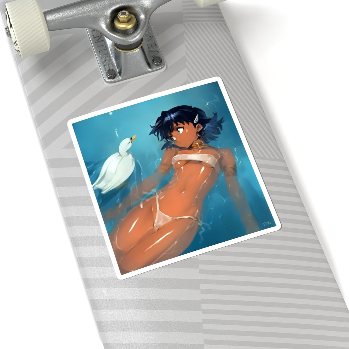 Sexy Waifu Sticker | Nadia | Yuri | Brown Skin