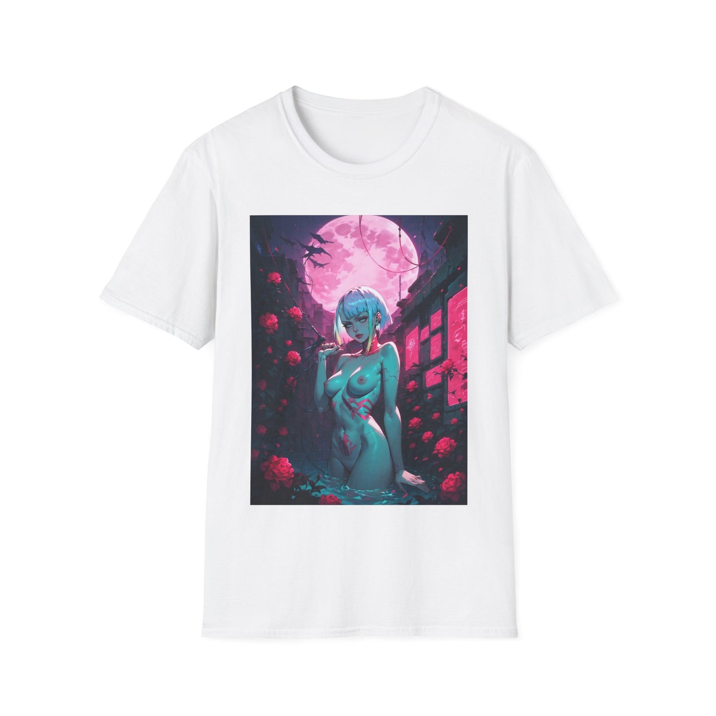 Lewd Cyberpunk Waifu T-shirt | Lucy | Ecchi | Waifu | Otaku | Oppai