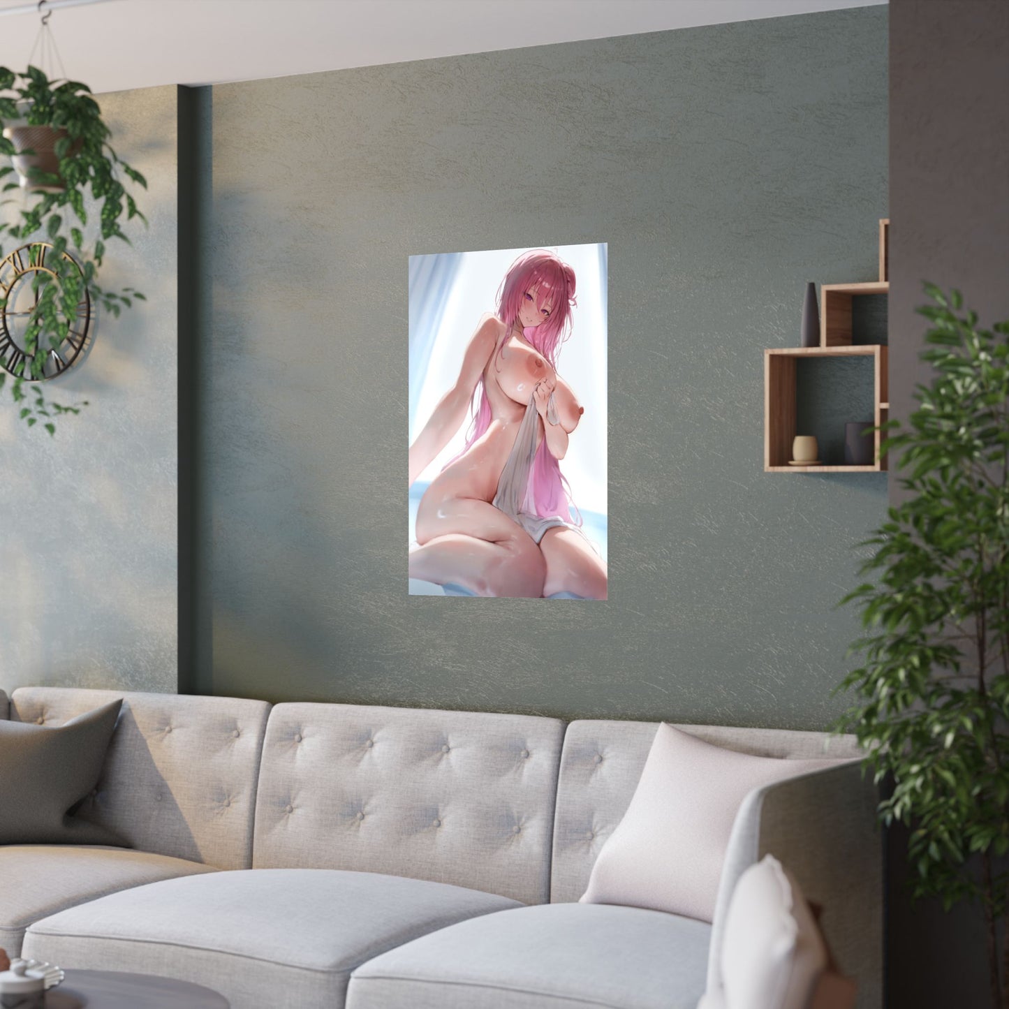 Sexy Waifu Poster | Ecchi | Nude Art