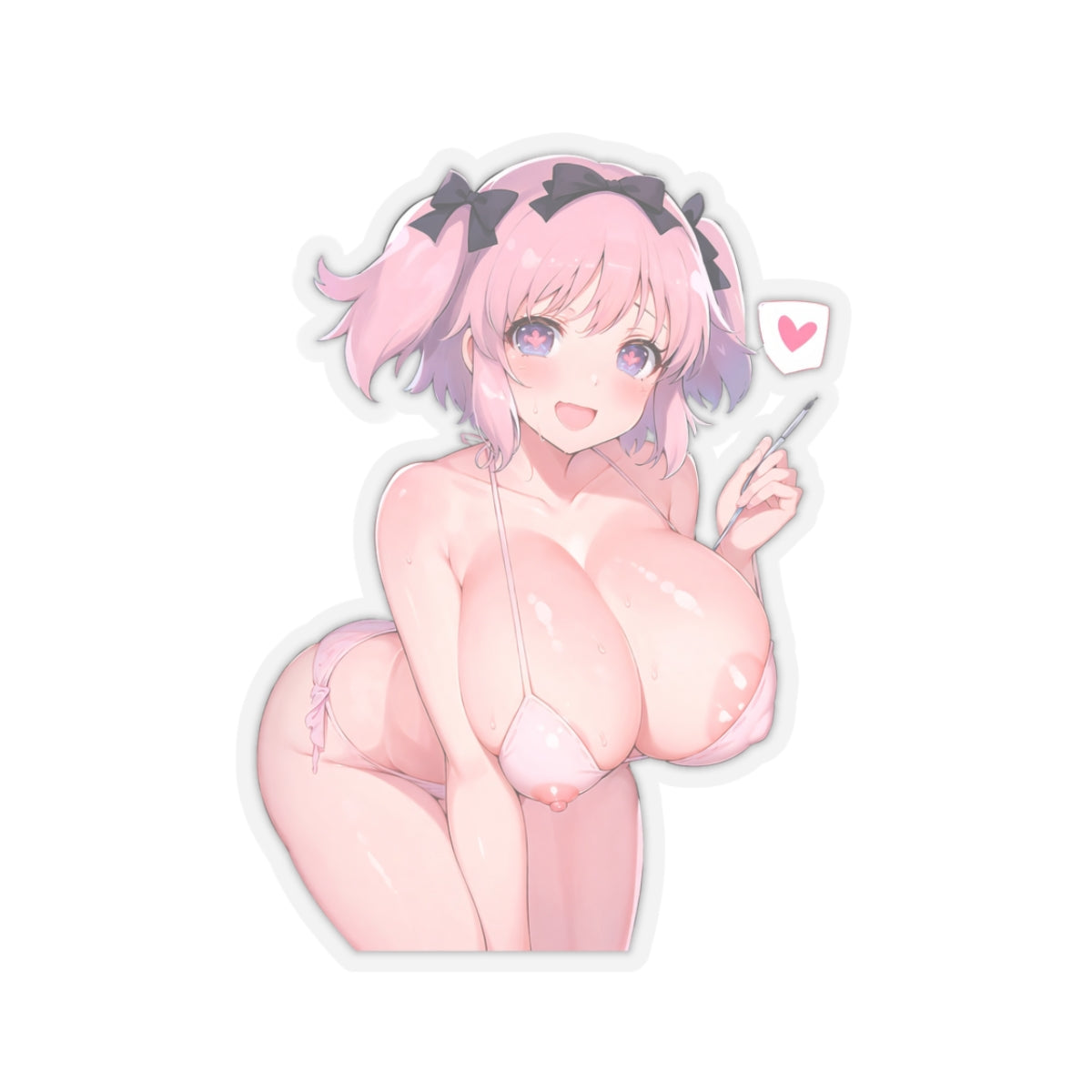 Sexy Anime Sticker | Hibari | Lewd Anime Sticker | Lewd Sticker | Sexy Waifu Sticker | Heart | kospeko