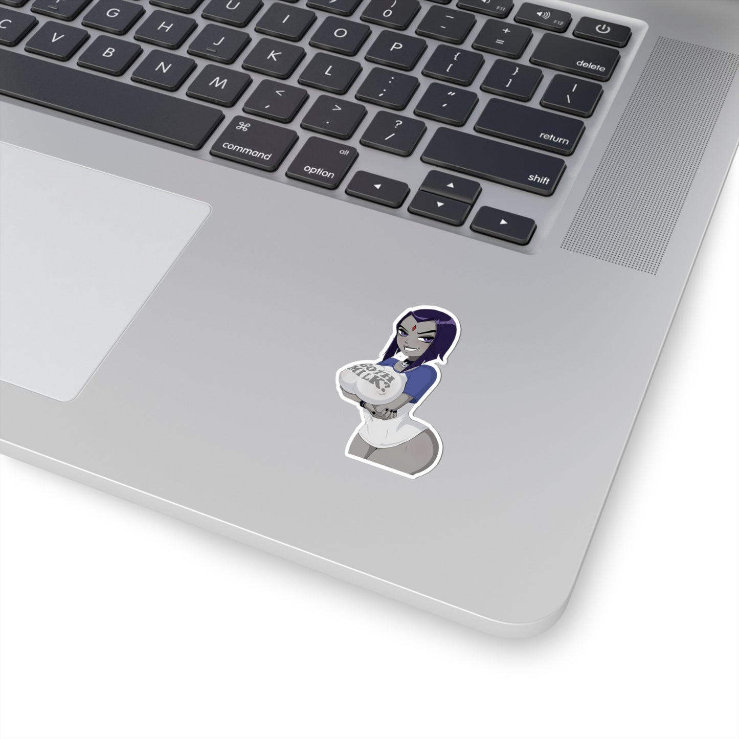 Lewd Raven Sticker | Big Boobs | Goth Milk | Sexy Raven Sticker | Sexy Anime Sticker | Lewd Anime Sticker | Otaku | Waifu | Ecchi | Emo | Goth