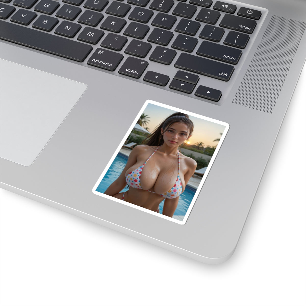 Sexy Girl Sticker | Big Boobs | Hentai NSFW Sticker | Bikini Pool