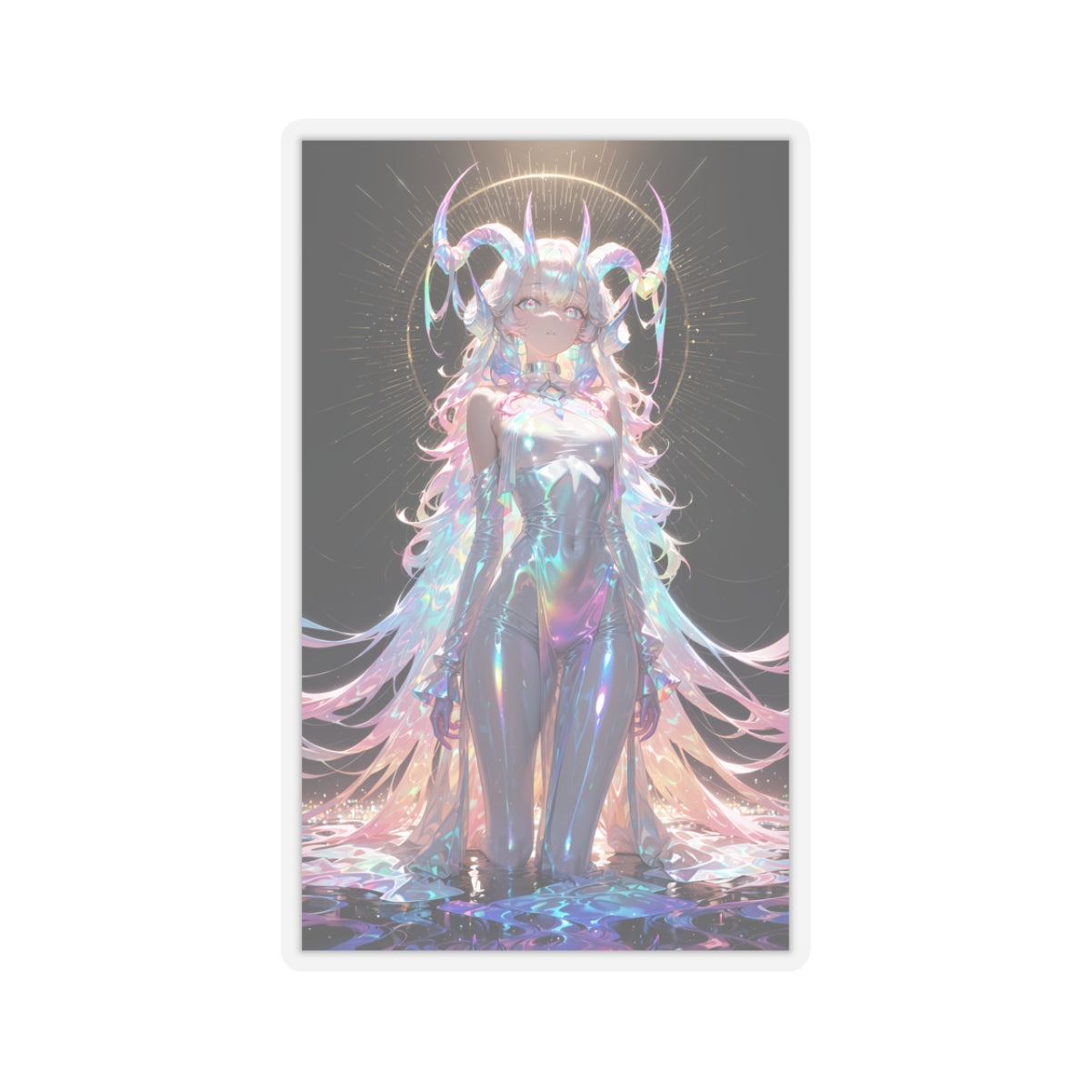 Artful Waifu Sticker | Beautiful | Hentai | Oppai