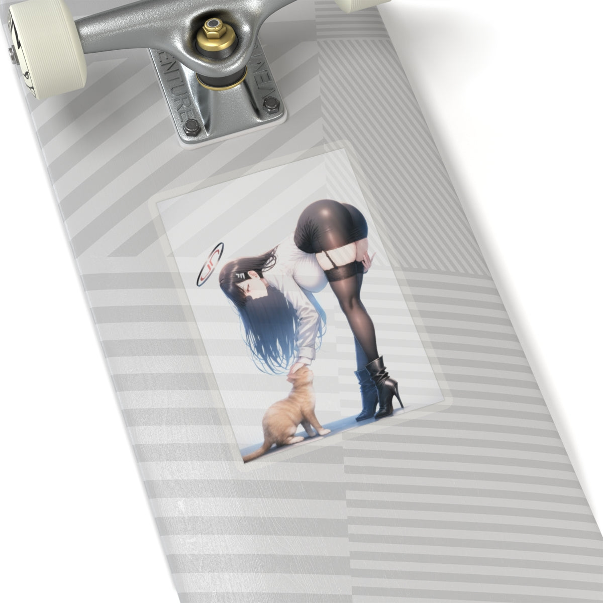 Sexy Waifu Sticker | Cat | Skirt Ass