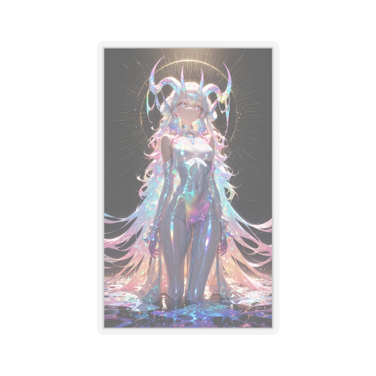 Artful Waifu Sticker | Beautiful | Hentai | Oppai