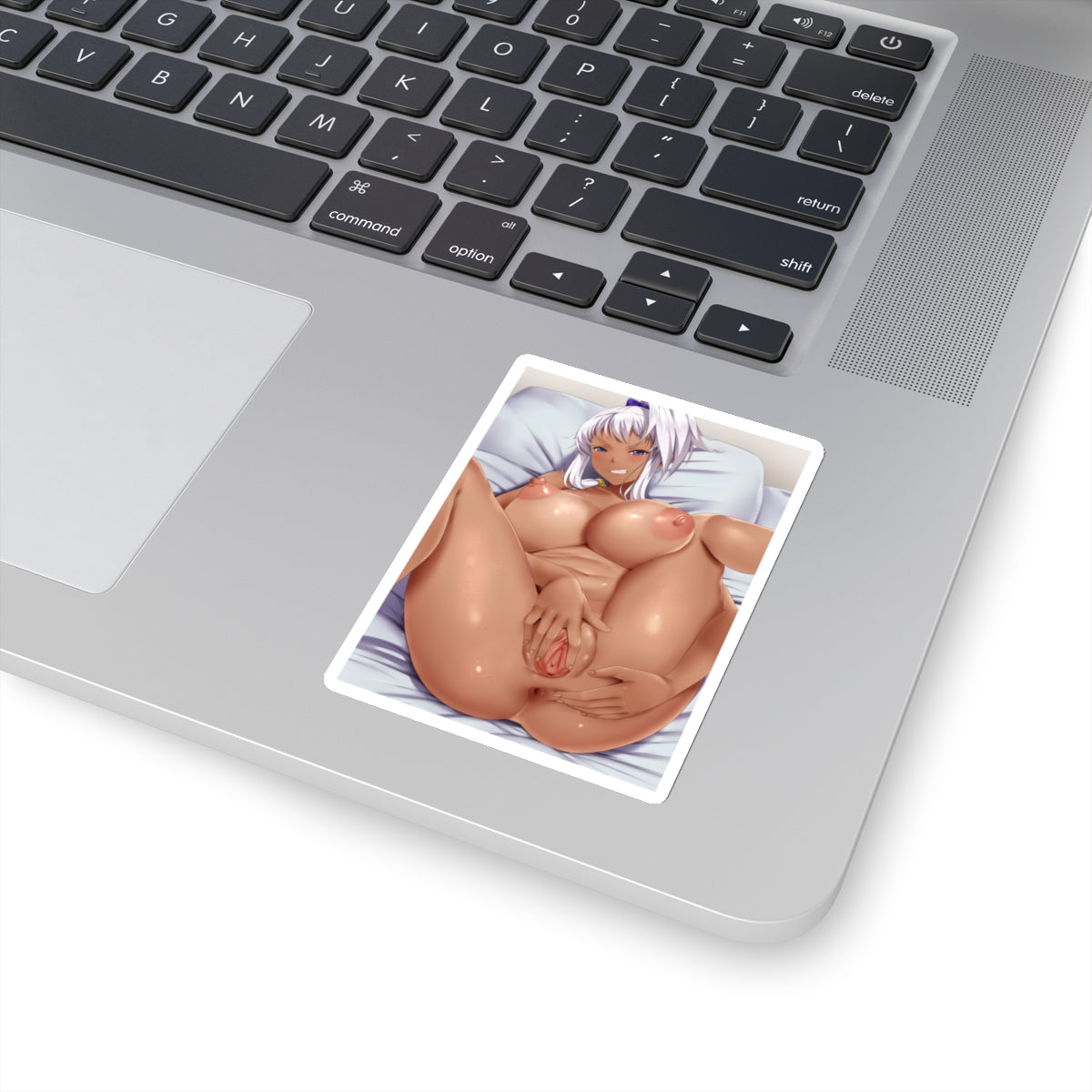 Sexy Ebony Sticker | Chacha Akaza | Lewd Anime Sticker | Hentai Sticker | Brown Skin | Ebony | Anus | Big Tits | Spread Pussy