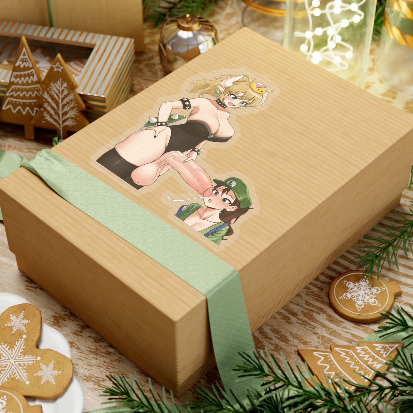 Lewd Bowsette Sticker | Futa | Futanari | Huge Dick | Kiss-Cut Sticker | Lewd Bowsette | Otaku | Waifu | Tits | Uncensored Anime | Big Cock | Mario | Sexy Anime Sticker | Funny Sticker