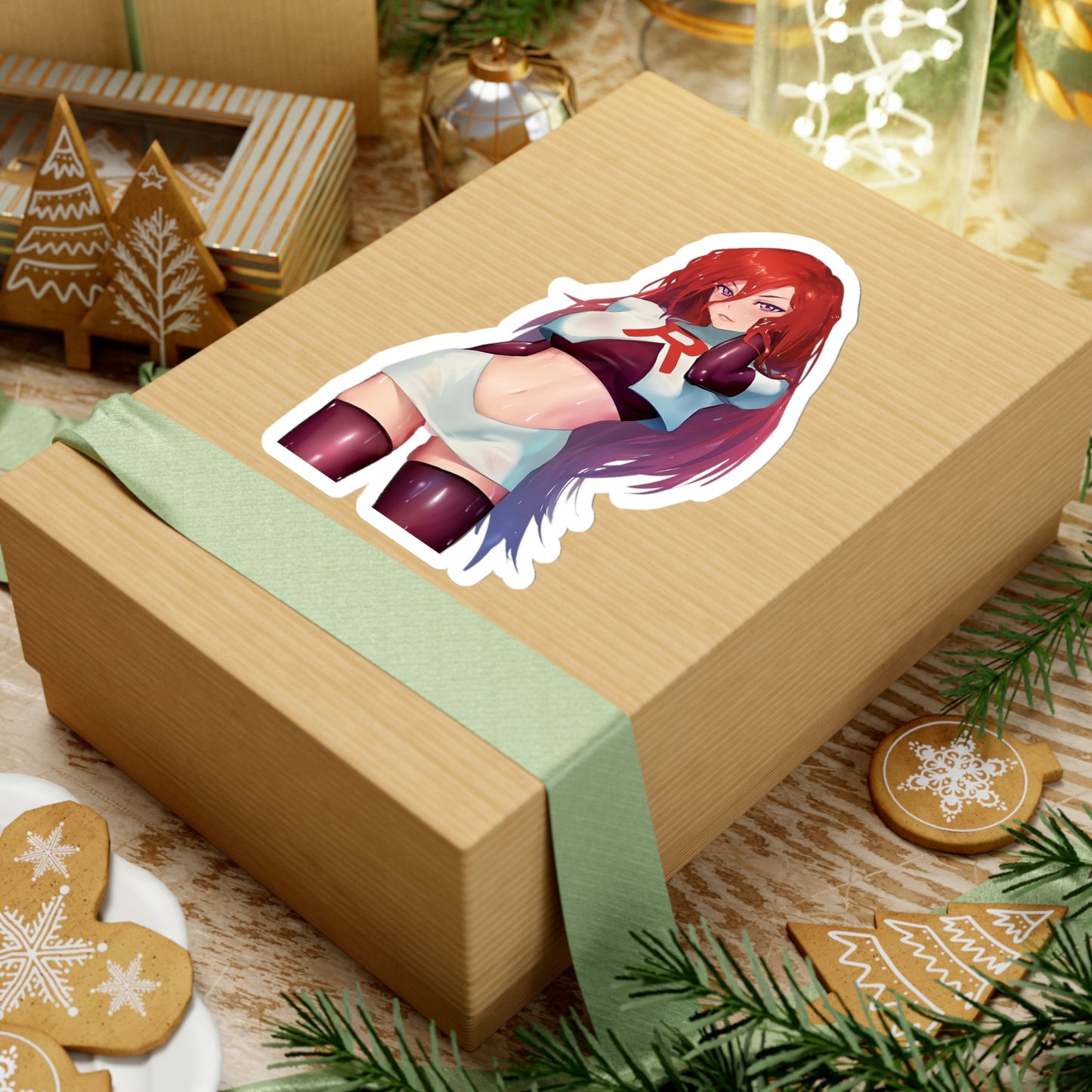 Lewd JEssie Sticker | Lewd Anime Sticker | Funny Sticker | Otaku | Waifu | Uncensored Anime | Sexy Anime Sticker | Ginger | Red Hair | Red Head