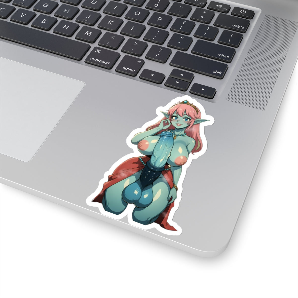 Lewd Anime Sticker | Futanari | Futa ELf | Hermaphroditism | Lewd Sticker | Sexy Waifu Sticker | Huge Cock | Large Dick