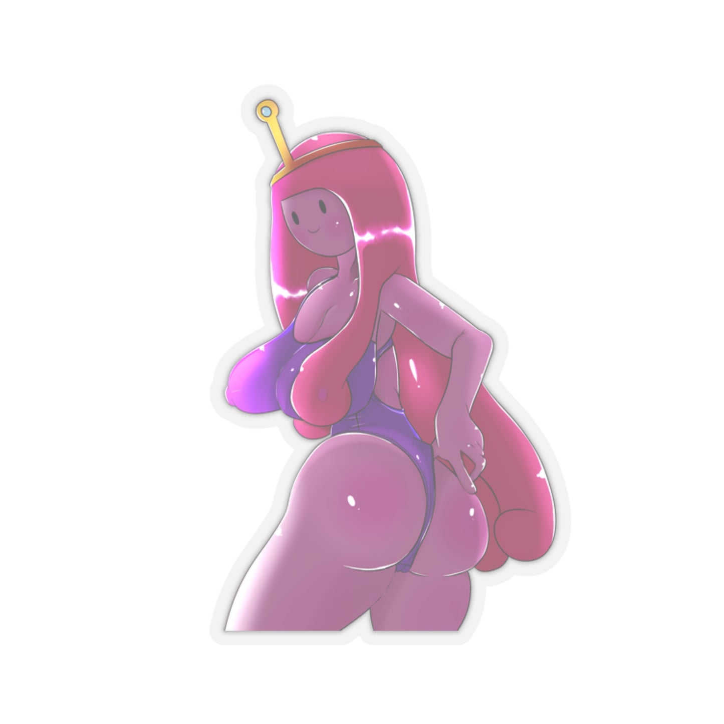 Sexy Anime Sticker | Lewd Anime Sticker | Princess Bubblegum | Lewd Sticker | Sexy Waifu Sticker